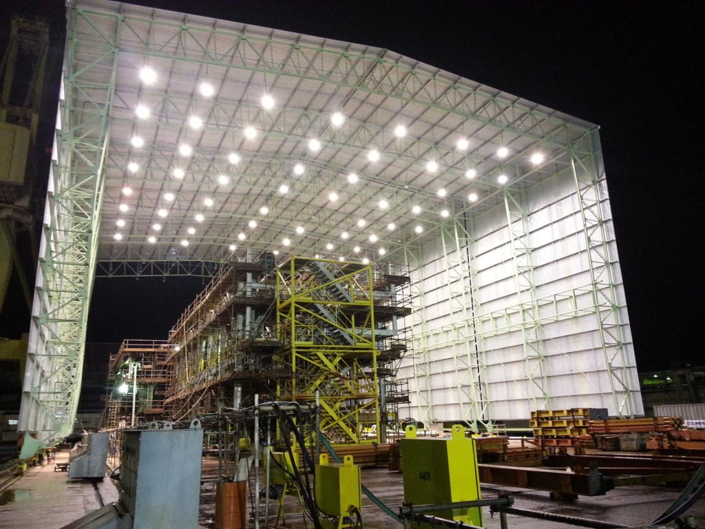 Estaleiro Brasfels LTDA - Galpões Móveis - Angra dos Reis - RJ - 4